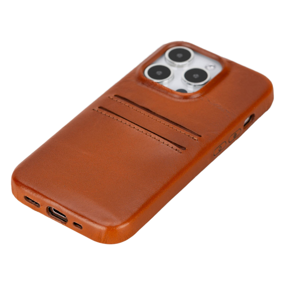 iPhone 15 Pro Leather Snap-on wallet case