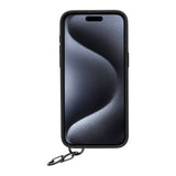 iPhone 16 Pro Max Snap-on Leather Grip Case