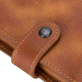 Premium RFID Blocking Leather Pop-Up AirTag Card Holder and Wallet