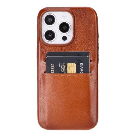 iPhone 16 Pro Leather Snap-on wallet case