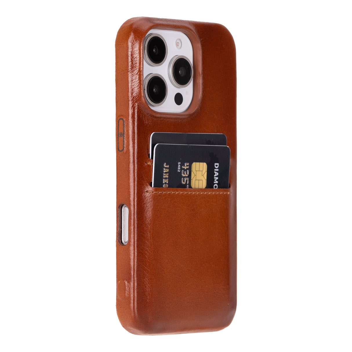 iPhone 16 Pro Leather Snap-on wallet case