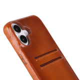 iPhone 16 Plus Leather Snap-On Wallet case