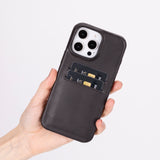 iPhone 16 Pro Max Leather Snap-on wallet case