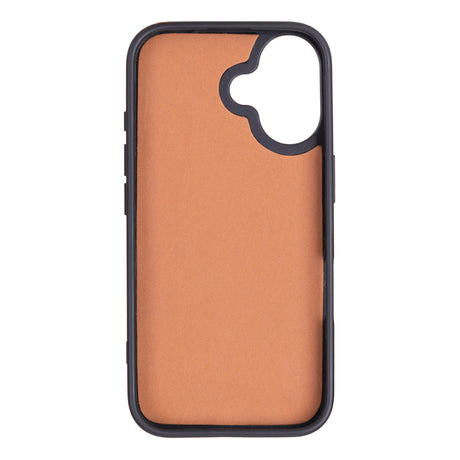 iPhone 16 Plus Snap-on Leather Grip Case