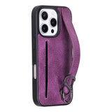 iPhone 16 Pro Snap-on Leather Grip Case