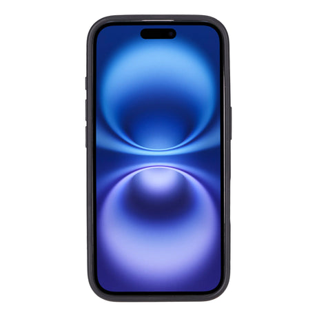 iPhone 16 Plus Leather Snap-on Flex Flat