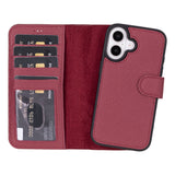 iPhone 16 Leather Wallet Case