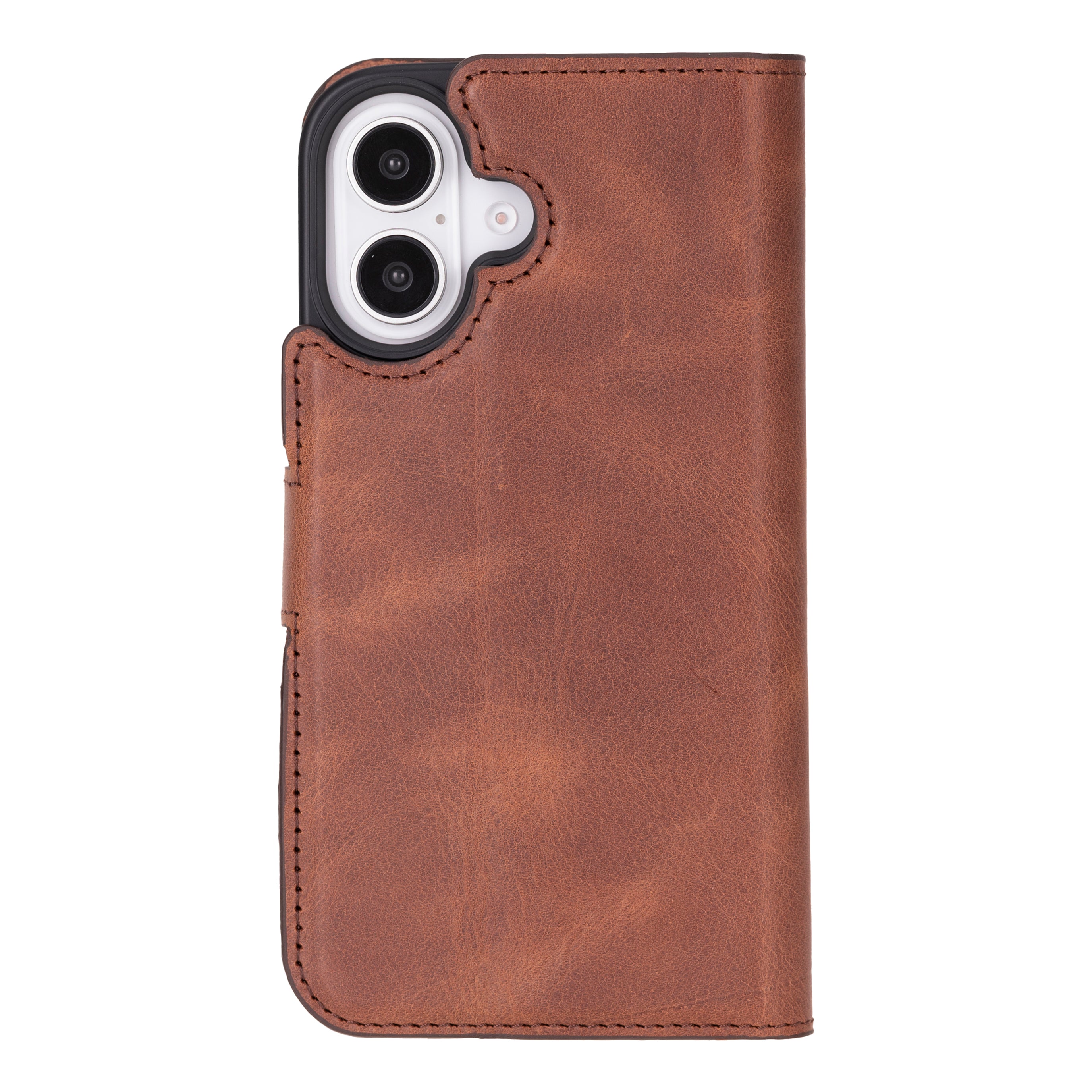 iPhone 16 Leather Detachable Wallet Case with MagSafe