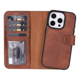 iPhone 16 Pro Leather Wallet Case