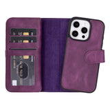 iPhone 16 Pro Dual Leather Wallet Case