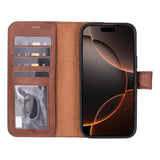 iPhone 16 Pro Max Leather Wallet Case