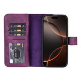 iPhone 16 Pro Max Dual Leather Wallet Case
