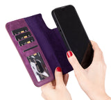 iPhone 16 Leather Wallet Case