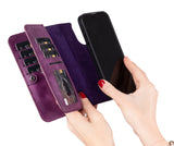 iPhone 16 Pro Dual Leather Wallet Case