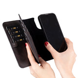 iPhone 16 Pro Dual Leather Wallet Case