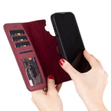 iPhone 16 Plus Leather Wallet Case