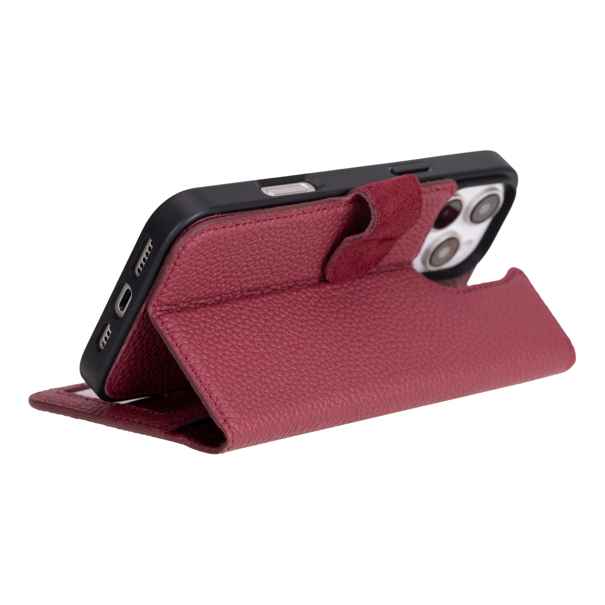 iPhone 16 Pro Max Leather Wallet Case