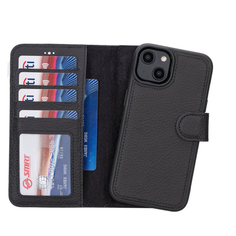 iPhone 14 Leather Wallet Case