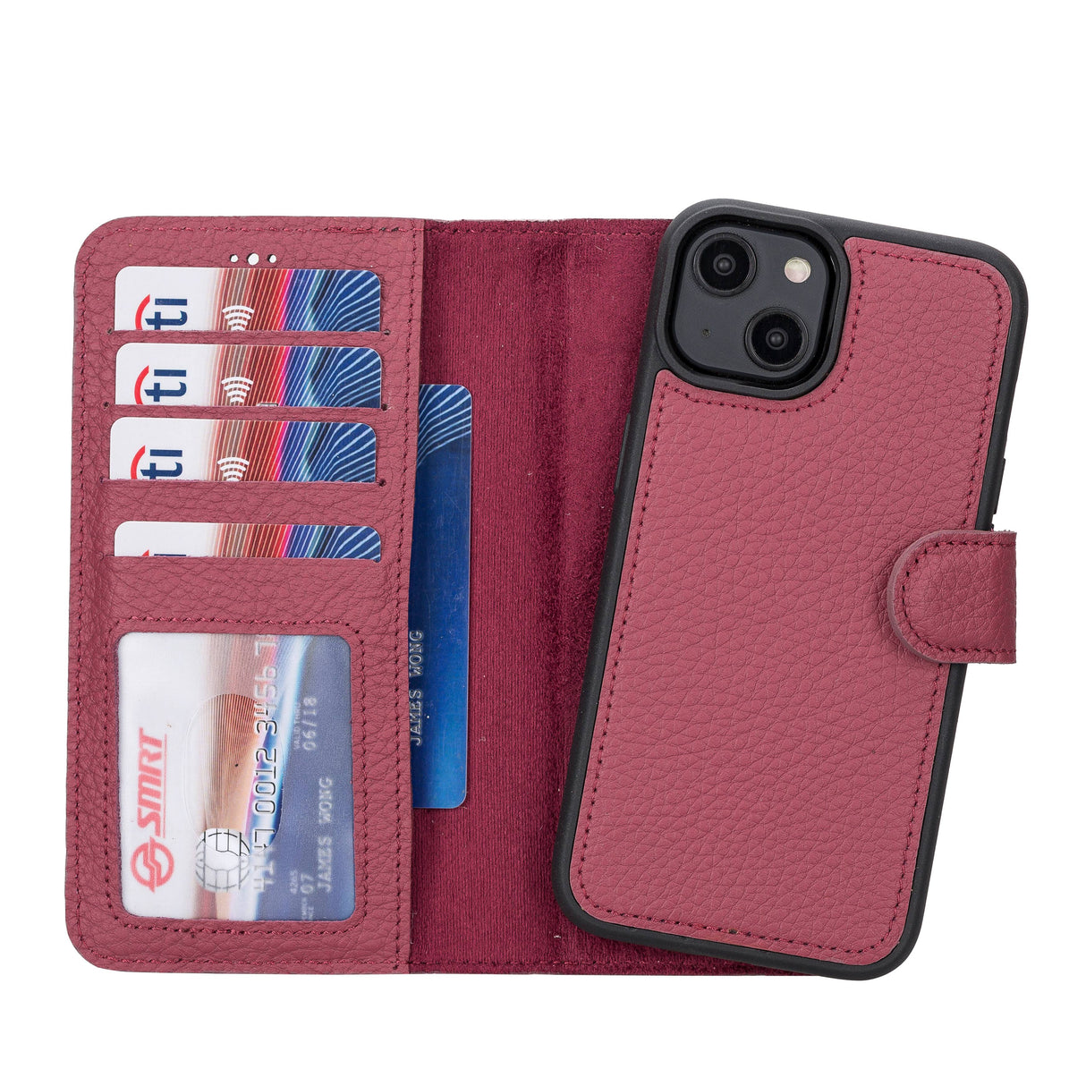 iPhone 14 Leather Wallet Case