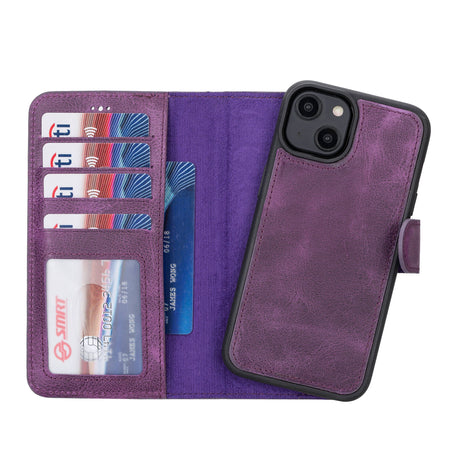 iPhone 14 Leather Wallet Case