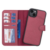 iPhone 14 Plus Leather Wallet Case