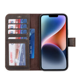 iPhone 14 Plus Leather Wallet Case