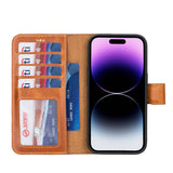 iPhone 14 Pro Leather Wallet Case