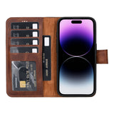 iPhone 16 Pro Leather Wallet Case