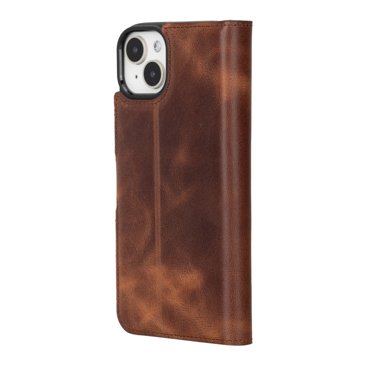 iPhone 15 Plus Leather Wallet Case