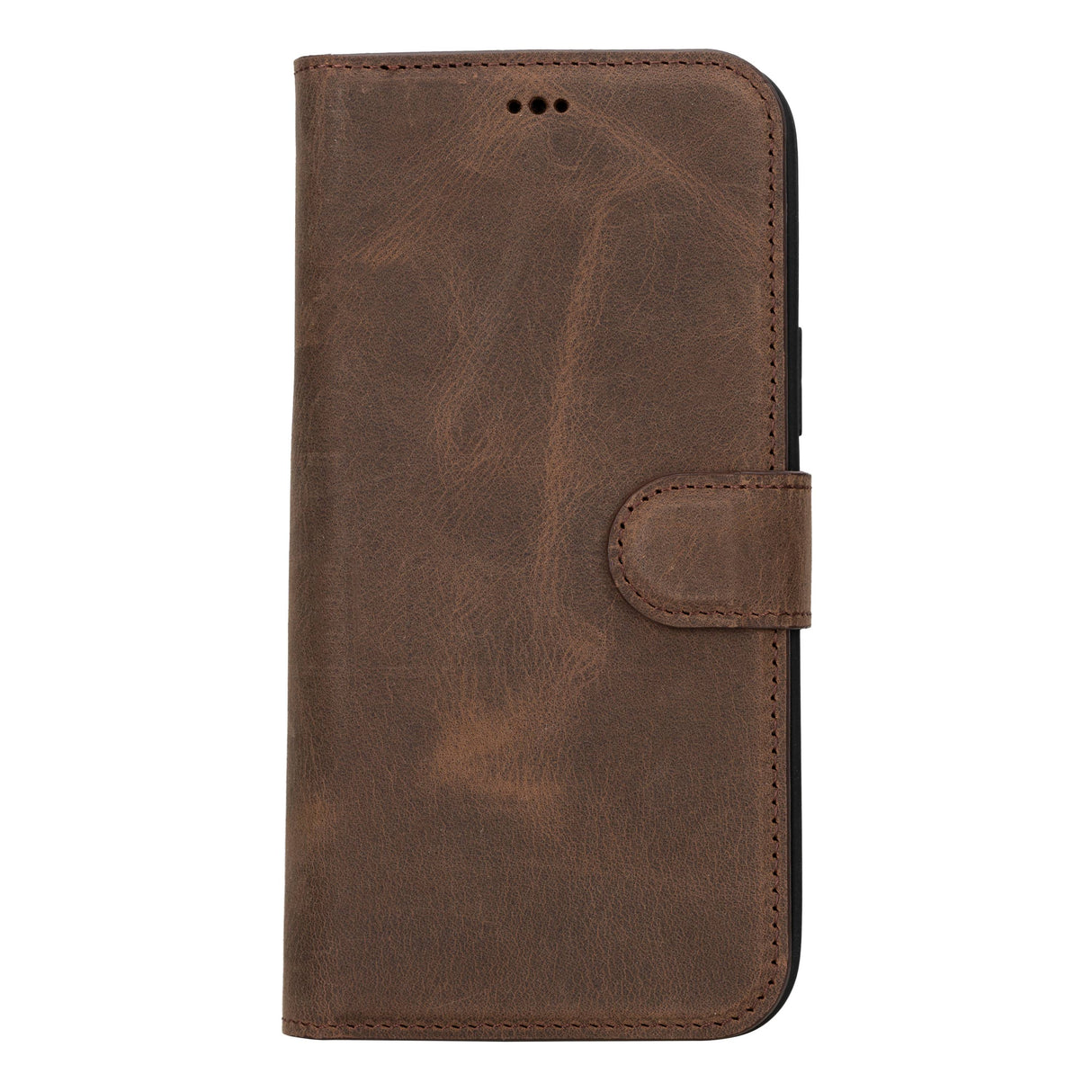 iPhone 15 Plus Leather Wallet Case