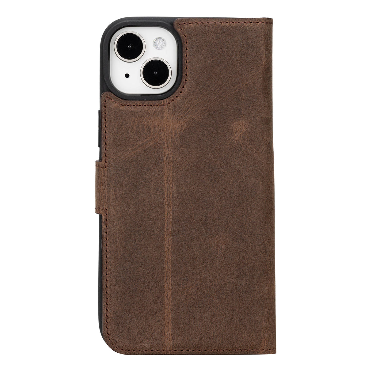 iPhone 15 Plus Leather Wallet Case