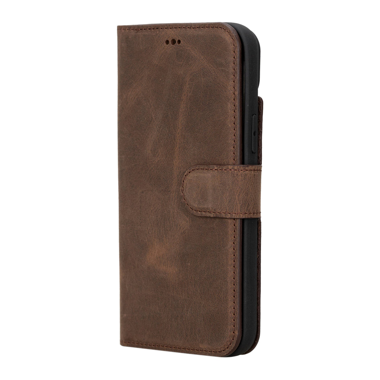 iPhone 15 Plus Leather Wallet Case