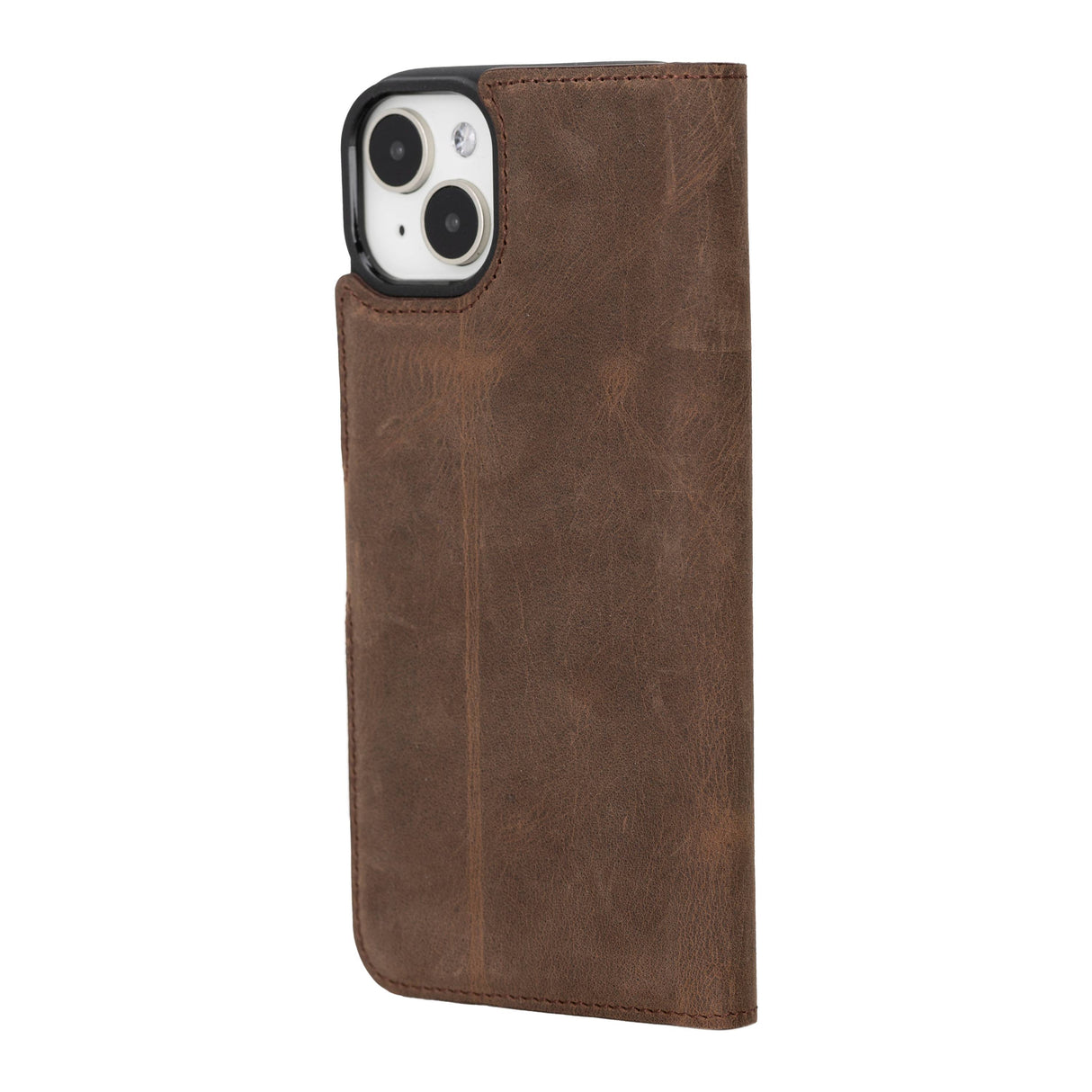 iPhone 15 Plus Leather Wallet Case