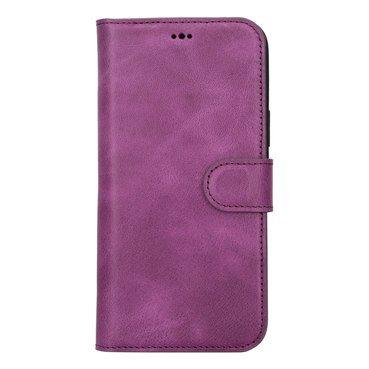 iPhone 15 Plus Leather Wallet Case