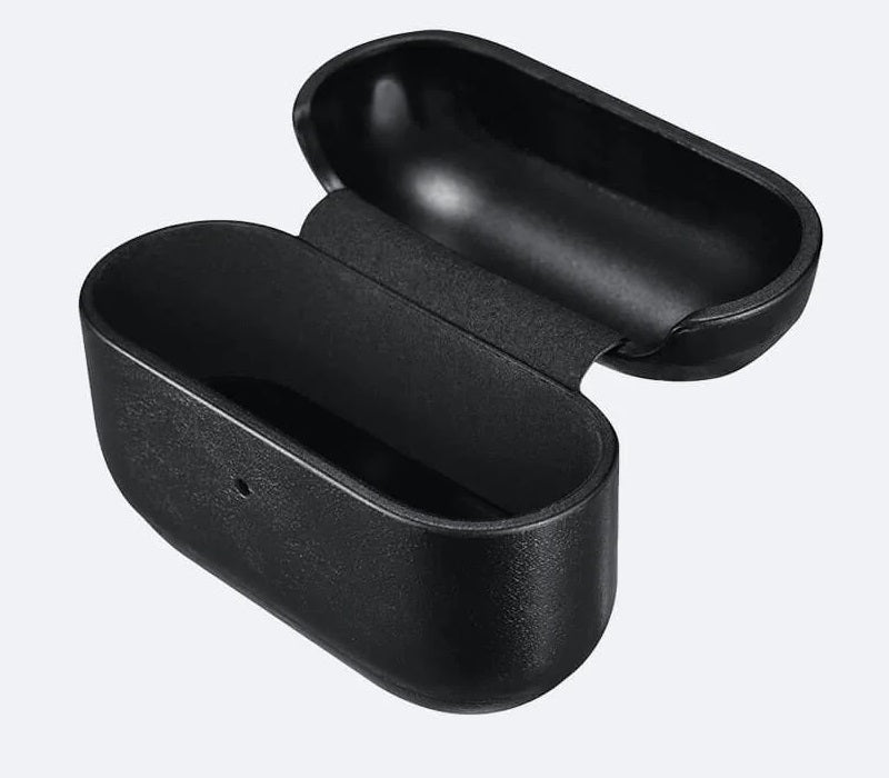 Mandarin1-2AirPods 1/2 Leather Protective Case Cover with Hook Mandarin black 4