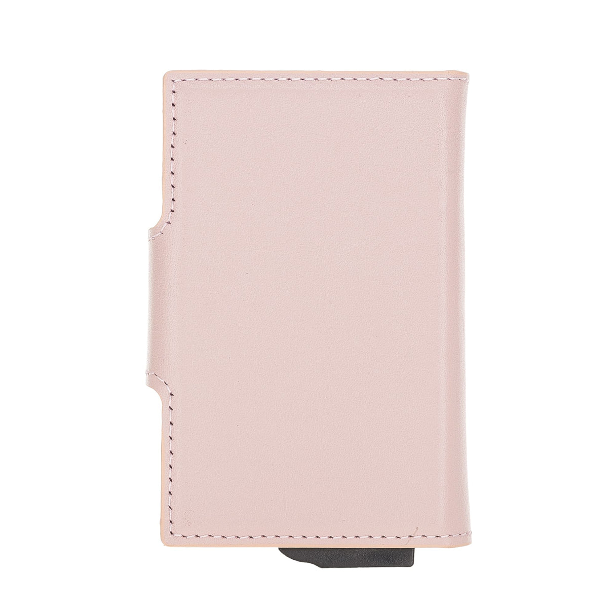 Premium RFID Blocking Leather Card Holder with Pop-Up Feature