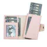 Premium RFID Blocking Leather Card Holder with Pop-Up Feature