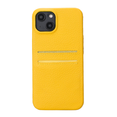 iPhone 15 Snap-on Leather Wallet Case