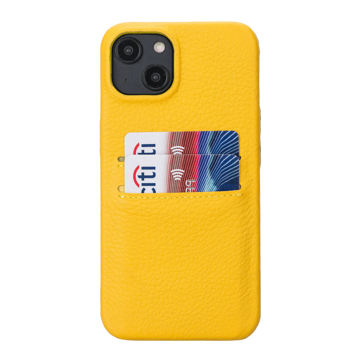 iPhone 15 Snap-on Leather Wallet Case