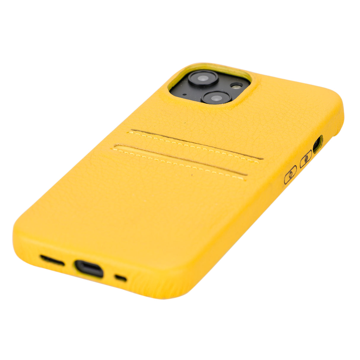 iPhone 15 Snap-on Leather Wallet Case