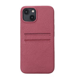 iPhone 15 Snap-on Leather Wallet Case