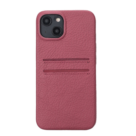 iPhone 15 Snap-on Leather Wallet Case