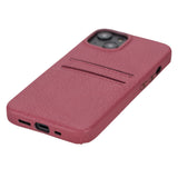 iPhone 15 Snap-on Leather Wallet Case