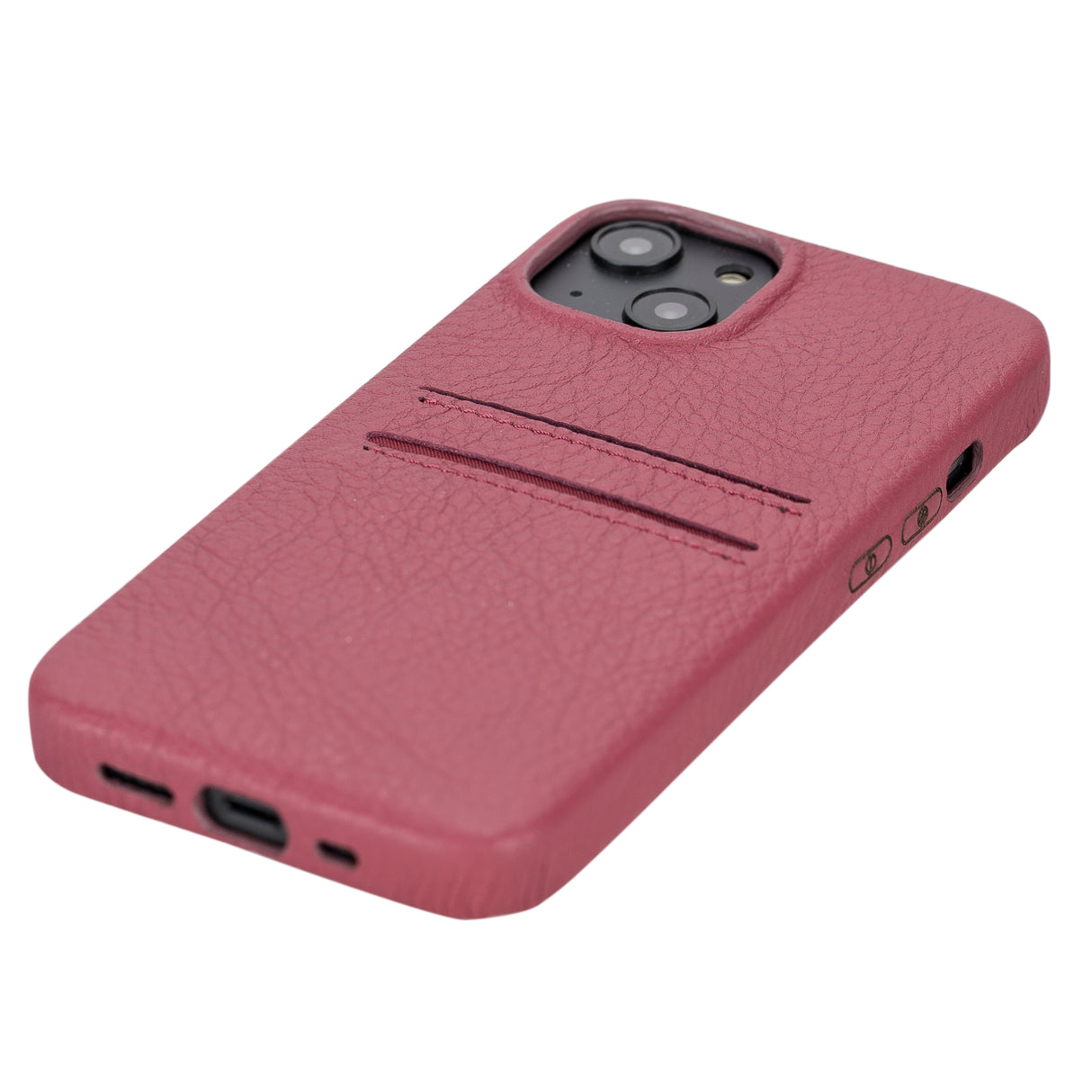 iPhone 15 Snap-on Leather Wallet Case