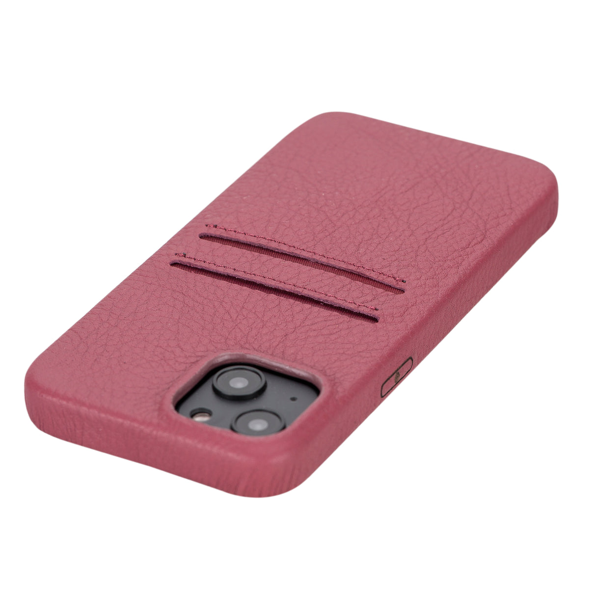 iPhone 15 Snap-on Leather Wallet Case