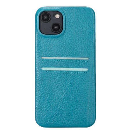 iPhone 15 Snap-on Leather Wallet Case