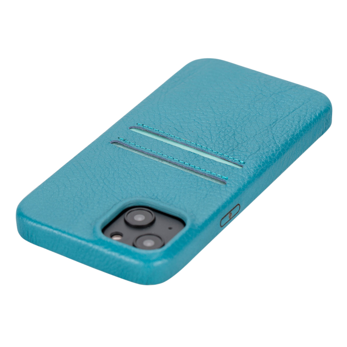 iPhone 15 Snap-on Leather Wallet Case