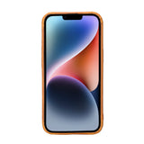 iPhone 15 Snap-on Leather Wallet Case