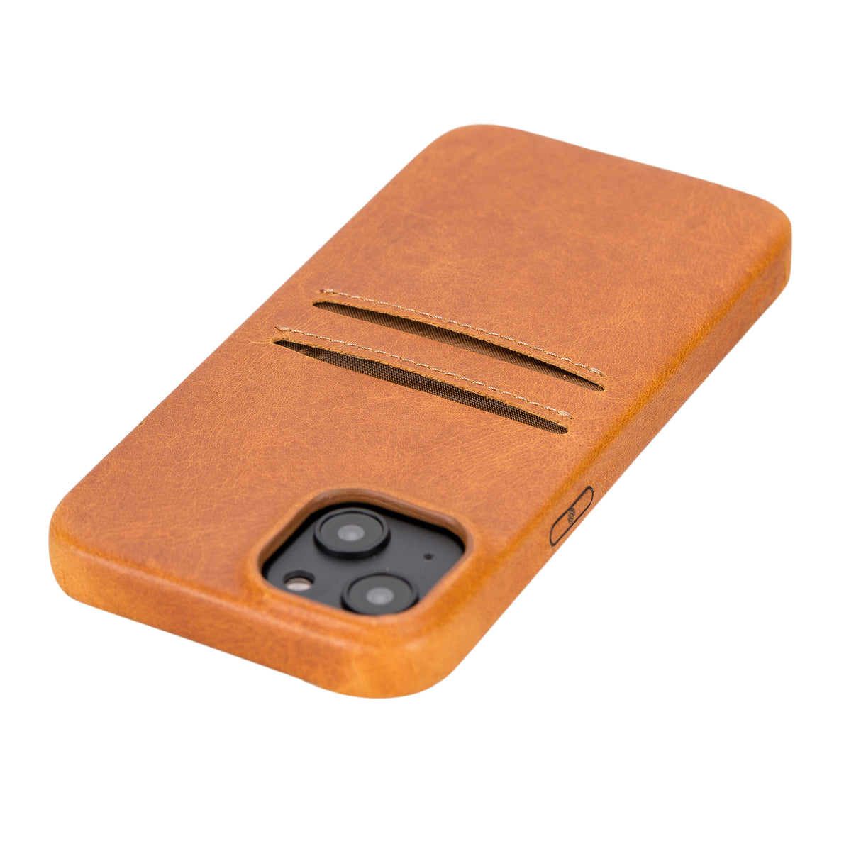 iPhone 15 Snap-on Leather Wallet Case