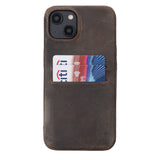 iPhone 15 Snap-on Leather Wallet Case